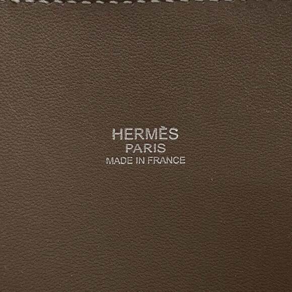 Hermes Hermès Bolide 35 Handbag in Etoupe/Clemence Leather with L Stamp, 2-Wa... - Picture 15 of 16